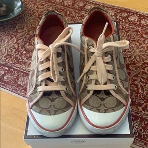 Coach Logo Tennis Shoes